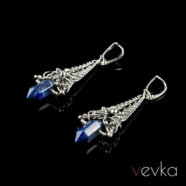Kolczyki z lapis lazuli "Voyagers"